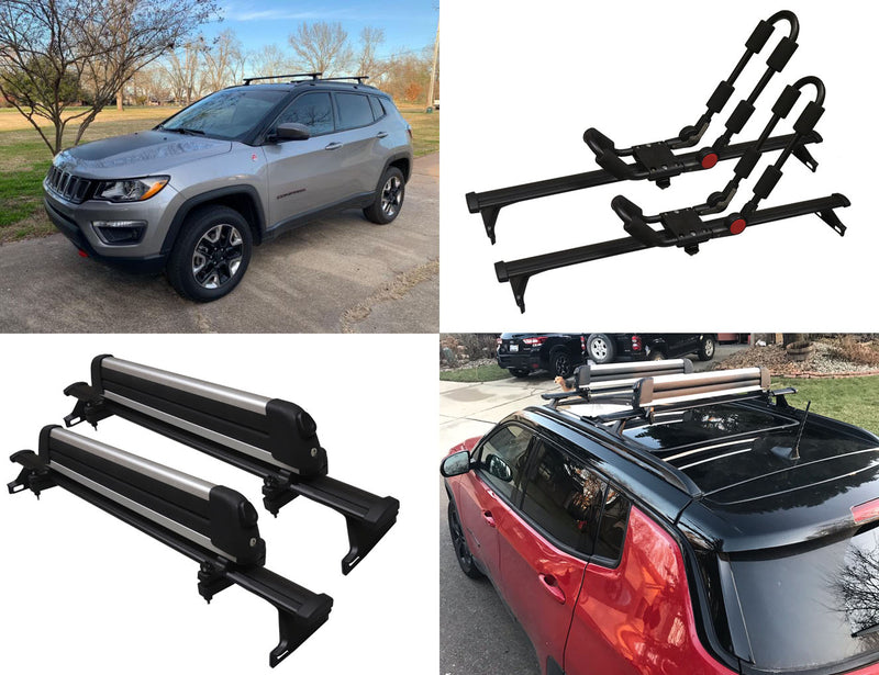 BrightLines Jeep Compass Roof Rack Crossbars 2018-2020 - ASG AUTO SPORTS