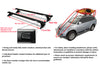 BrightLines Roof Rack Crossbars Compatible with 2018-2023 Jeep Compass