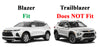 BRIGHTLINES Roof Rack Cross Bars Compatible with Chevy Blazer 2019-2025