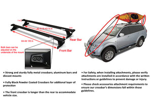 BRIGHTLINES Roof Rack Cross Bars Compatible with Chevy Blazer 2019-2023