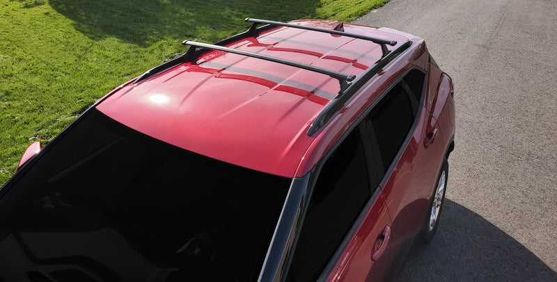 BRIGHTLINES Crossbars Roof Racks Compatible with Chevy Trailblazer 2021-2024 for Kayak Luggage ski Bike Carrier