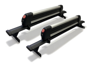 BRIGHTLINES Roof Rack Cross Bars Ski Rack Combo Compatible with Chevy Blazer 2019-2024 (Up to 6 Pairs of Skis or 4 Snowboards)