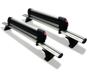 BRIGHTLINES Roof Rack Cross Bars and Ski Rack Combo Compatible with Honda CRV Without Roof Rail 2012-2023 (Up to 4 Skis or 2 Snowboards)