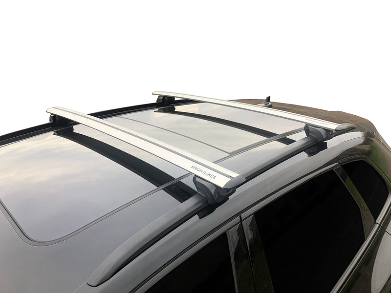 BRIGHTLINES Heavy Duty Anti-Theft Premium Aluminum Roof Bars Roof Rack Crossbars Compatible with 2009-2024 Audi Q5 - Exclusive From ASG Auto Sports