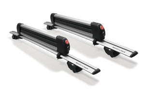 BRIGHTLINES Roof Rack Cross Bars Ski Rack Combo Compatible with Volvo XC60 XC90 2018-2023 (Up to 6 pairs of skis or 4 snowboards) (NOT for Panoramic sunroof)