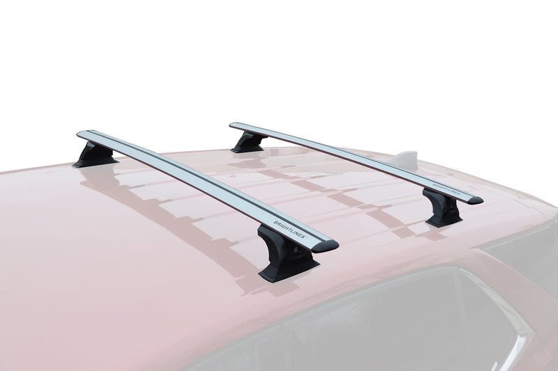 BRIGHTLINES Premium Roof Rack Cross Bars Compatible with 2018-2019 Chevy Equinox Without Roof Rails