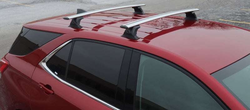 BRIGHTLINES Premium Roof Rack Cross Bars Compatible with 2018-2019 Chevy Equinox Without Roof Rails