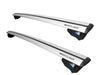 BrightLines Roof Rack Crossbars and Ski Rack Combo Compatible with Ford Explorer 2020-2024 (Up to 4 Skis or 2 Snowboards)