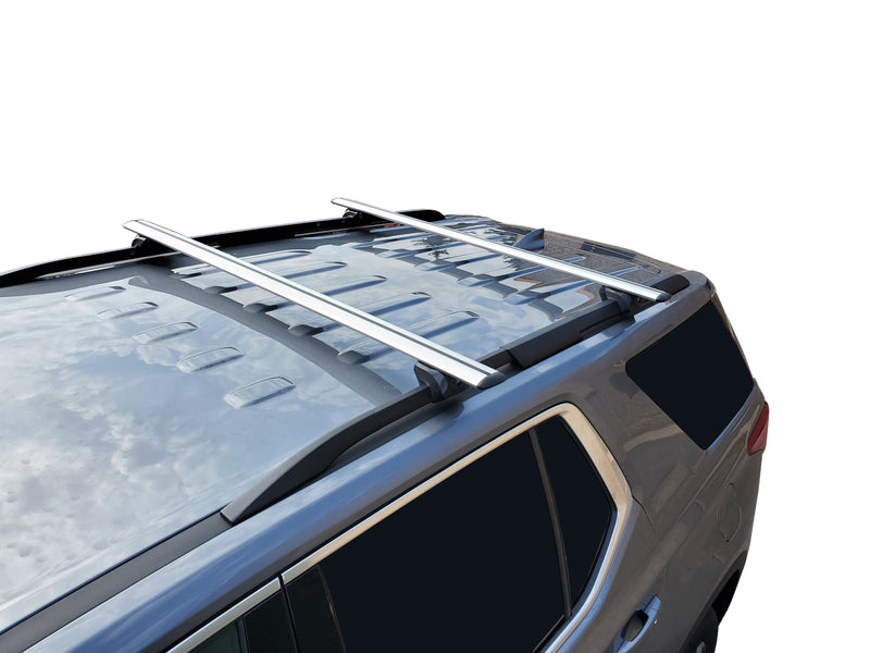 BRIGHTLINES Heavy Duty Anti-Theft Premium Aluminum Roof Bars Roof Rack Crossbars Compatible with Chevy Traverse 2018-2023 - Exclusive from ASG Auto Sports