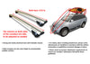 BRIGHTLINES Roof Rack Cross Bars Ski Rack Combo Compatible with 2016-2020 Lincoln MKX and 2019-2023 Nautilus (Up to 6 Pairs Skis or 4 Snowboards)(NOT for Panoramic sunroof)