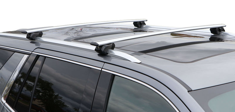 BRIGHTLINES Heavy Duty Anti-Theft Premium Aluminum Roof Rack Crossbars Compatible with Chevy Tahoe, Suburban, GMC Yukon & Cadillac Escalade 2021-2024 for Kayak Luggage Ski Bike Carrier - Exclusive from ASG Auto Sports