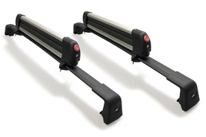 BRIGHTLINES Anti Theft Crossbars Roof Racks & Ski Rack Combo Compatible with 2013-2020 Buick Encore for Kayak Luggage ski Bike Carrier (Up to 6 pairs Skis or 4 Snowboards) - Exclusive from ASG Auto Sports