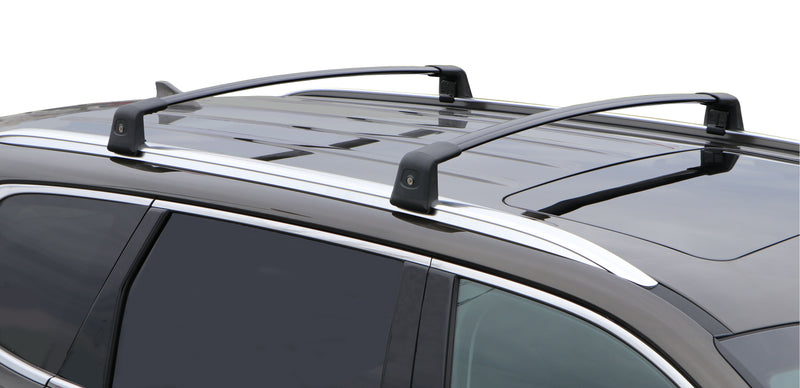 BRIGHTLINES Anti Theft Crossbars Roof Racks Compatible with 2020-2023 Kia Telluride With Flush Side Rails for Kayak Luggage ski Bike Carrier (Including Models with panoramic sunroof) - Exclusive from ASG Auto Sports