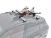 BRIGHTLINES Crossbars Roof Racks Ski Rack Combo Compatible with 2016-2022 Honda Pilot & 2019-2024 Honda Passport 2017-2024 Honda Ridgeline WITHOUT Roof Side Rails (Up to 4 Skis or 2 Snowboards)