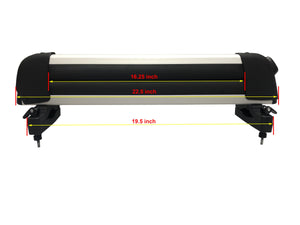 BrightLines Aero Roof Rack Crossbars Ski Rack Combo Compatible with Dodge Journey 2009-2019