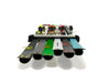 BrightLines Lockable Steel Roof Rack Crossbars Ski Rack Combo Compatible with Infiniti FX45 2003-2008