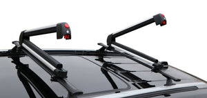 BRIGHTLINES All Metal Crossbars Roof Ski Rack Combo Compatible with 2021-2023 Jeep Grand Cherokee L 3-Row & 2022-2023 Jeep Grand Cherokee 2-Row (Up to 6 pairs Skis or 4 Snowboards) - Exclusive from ASG Auto Sports