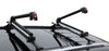 BrightLines Roof Rack Crossbars and Ski Rack Combo Compatible with 2011-2021 Jeep Grand Cherokee with Roof Black Moldings (Up to 4 Skis or 2 Snowboards)