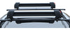BRIGHTLINES All Metal Crossbars Roof Ski Rack Combo Compatible with 2021-2023 Jeep Grand Cherokee L 3-Row & 2022-2023 Jeep Grand Cherokee 2-Row (Up to 4 Skis or 2 Snowboards) - Exclusive from ASG Auto Sports