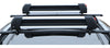 BrightLines Roof Rack Crossbars and Ski Rack Combo Replacement for Jeep Grand Cherokee 2011-2021 with Grooved Metal Roof Side Rails (Up to 6 pairs Skis or 4 Snowboards)