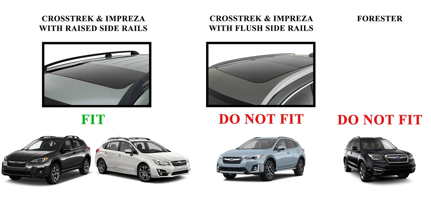 Subaru impreza side rails deals