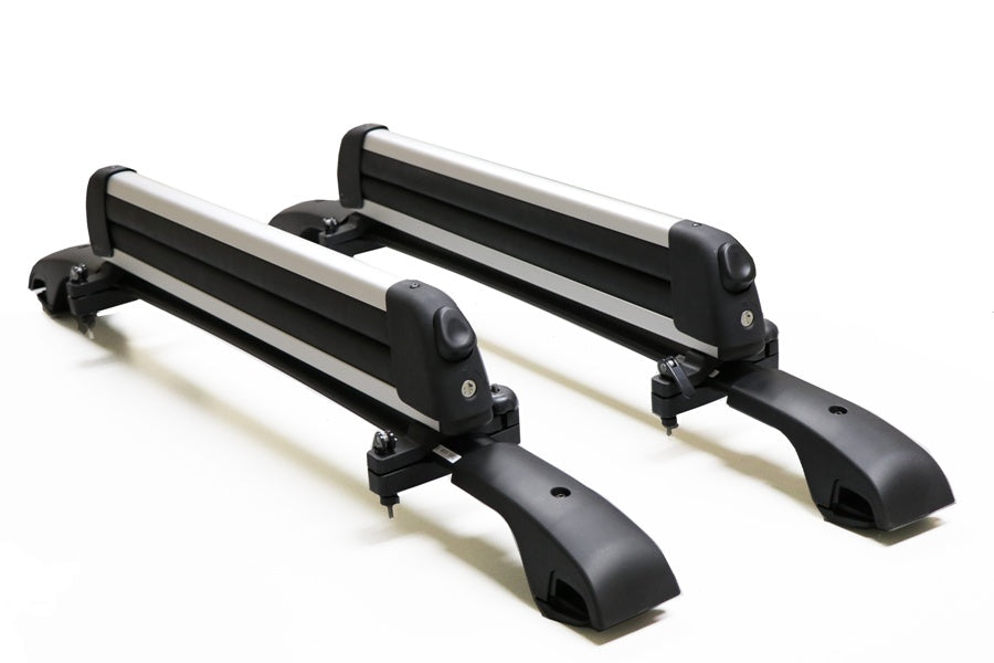 BRIGHTLINES Aero Crossbars Roof Racks Ski Rack Combo Compatible with Volkswagen Golf 2014-2019  (Up to 4 Skis or 2 Snowboards)
