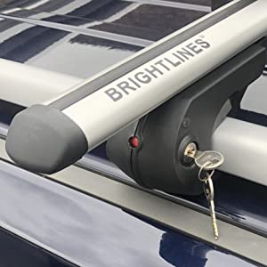 BrightLines Roof Rack Crossbars Compatible with Jeep Cherokee 2014-2023