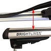 BrightLines Roof Rack Crossbars Compatible with Jeep Cherokee 2014-2023