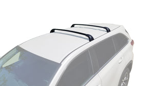 BrightLines Toyota Highlander LE LE Plus Roof Rack Crossbars Ski Rack Combo 2014-2019 (Up to 4 Skis or 2 Snowboards) - ASG AUTO SPORTS