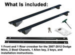 BrightLines Roof Rack Crossbars Replacement For 2007-2012 Dodge Nitro - ASG AUTO SPORTS